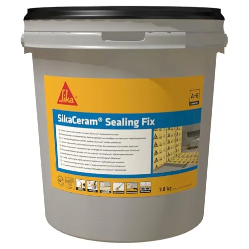 SIKA - Adhesivo impermeable - SikaCeram Sealing Fix - Blanco - 7,8kg
