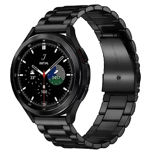 FOUUA Correa de Reloj Acero Inoxidable Metal Correa Pulsera de Metal 18mm 20mm 21mm 22mm 24mm con Liberación Rápida Correa inteligente Para Hombres y Mujeres