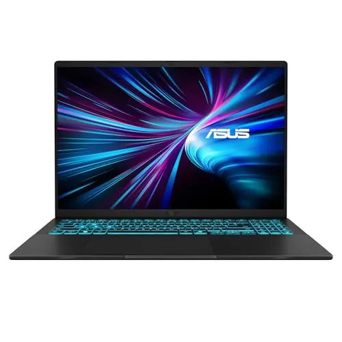 ASUS V16 V3607VH-RP019 - Ordenador Portátil Gaming 16" WUXGA 144Hz (Intel Core 7 240H, 16GB RAM, 512GB SSD, NVIDIA RTX 5050 8GB, Sin Sistema Operativo) Negro Mate - Teclado QWERTY español