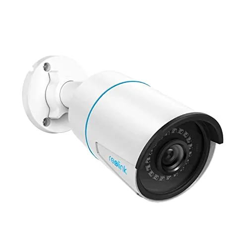 Reolink 5MP Camara Vigilancia PoE Camara Seguridad Exterior con Detección de Personas/Vehículos, Visión Nocturna, Bala con Ranura para Tarjeta SD RLC-510A Camara vigilancia