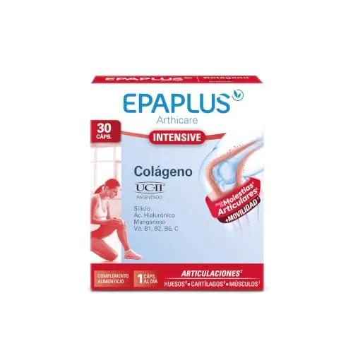 EPAPLUS Arthicare UC-II 40 mg Colágeno Tipo II Ácido Hialurónico 30 Días