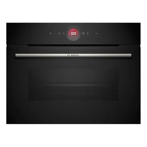 Bosch, Horno Compacto, Serie 8, Pirólisis, AirFry, negro, CBG7741B1