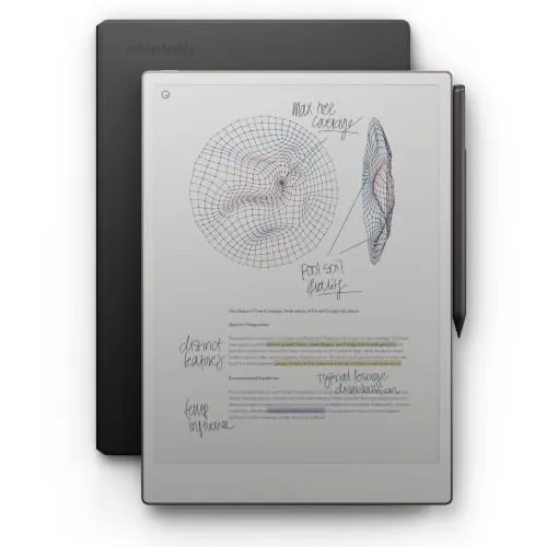 reMarkable Paper Pro Bundle Cuero Premium | Incluye la Tableta Paper de 11,8”, el lápiz Marker Plus con Borrador y una Funda Book Folio de Cuero Negro