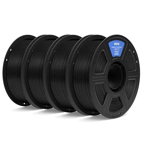 ELEGOO Filamento PETG 1.75 4KG Negro