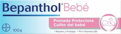 BEPANTHOL POMADA PROTECTORA BEBÉ 100G | Ayuda a prevenir y calmar las irritaciones del pañal. Cuida la delicada piel del bebé.