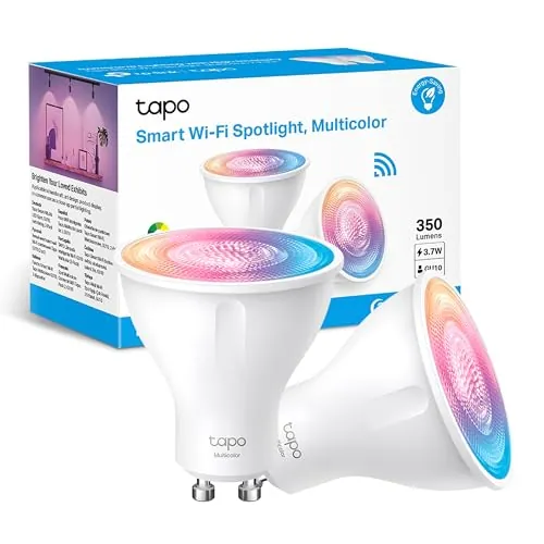 Tapo L630(2-Pack) - Bombilla inteligente WiFi, 16M colores, 1100 lm, E27