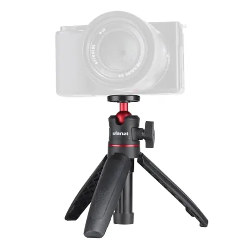 ULANZI MT-08 Mini trípode de Cámara, Extensión Poste Trípode con Tornillo de 1/4'' para cámara Vlog pequeña Sony ZV1/ ZVE10/ RX100 VII, Canon G7X Mark III