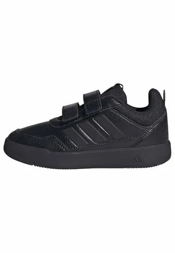 adidas Unisex niños TENSAUR Sport 3.0 Hook and Loop Shoes Kids, Core Black/Matte Black, 34 EU