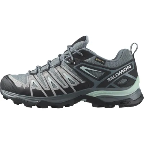 Salomon X Ultra Pioneer Gore-Tex Zapatillas de Senderismo para Mujer, Cualquier clima, Sujeción del pie segura, Estabilidad y amortiguación, Stormy Weather, 40