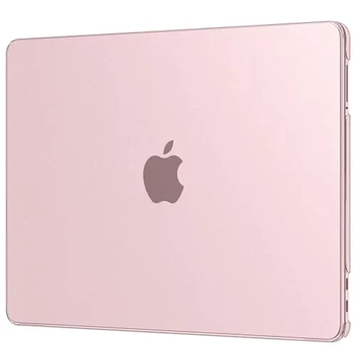EooCoo para Funda MacBook Neo 2026 A3404 con Chip A18 Pro Rosa Mate