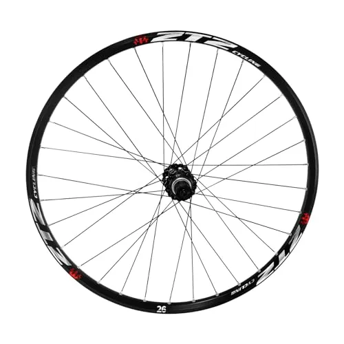 ZTZ Juego de Ruedas de Bicicleta de Montaña de 26, 27.5 y 29 Pulgadas, Llanta de Aleación de Aluminio Ultraligera 32H, Alta Resistencia, Freno de Disco