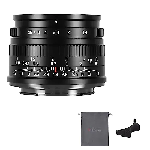 7artisans Lente Fija de Enfoque Manual APS-C de 35 mm F1.4 Mark II APS-C, Gran Apertura, Compatible con cámaras Olympus y Panasonic MFT M4/3 de Montaje