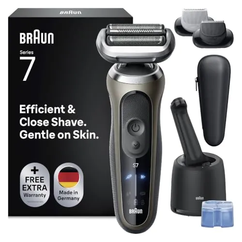 Braun Series 7 Afeitadora Eléctrica Hombre, 72-C7650CC, Oro