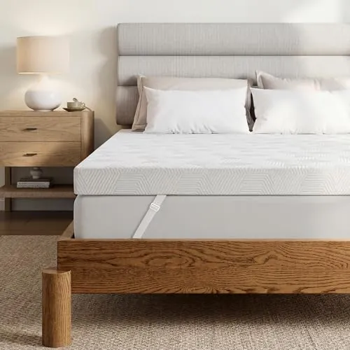 Topper Viscoelástico 140x200 Grosor 7.5 cm, Cubrecolchon Transpirable