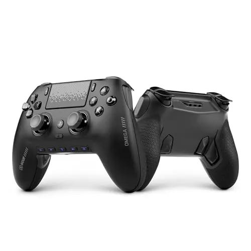 Scuf OMEGA Mando inalámbrico de la PS5, TMR Anti‑Drift – Negro