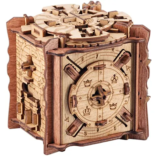 iDventure Cluebox Camelot, Caja Rompecabezas para Adultos, Caja Escape Room
