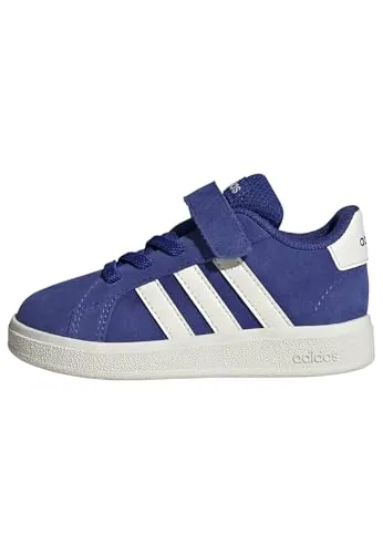adidas Unisex bebé Grand Court 00s Shoes Infants, Semi Lucid Blue/Off White/Core Black, 23 1/2 EU