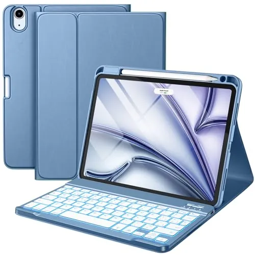 Vobafe Funda Teclado para iPad Air 11 Pulgadas M4 M3 M2 & iPad Air 5/4 Gen