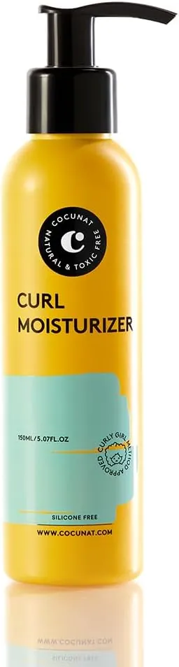 COCUNAT - Curl Moisturizer Leave-in - Desenreda, Define e Hidrata el Rizo - Rizo Flexible, Brillante y Suave - Máxima Hidratación - Método Curly - Elimina el Encrespamiento (Frizz) - 150ml