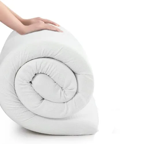 MICAMAMELLAMA Colchon Ergonomico Reversible | 135 x 190 x 20 cm | Colchon espumacion Alta Densidad | Confort y Adaptabilidad | Tejido Aloe Vera Antibacterial | Topper
