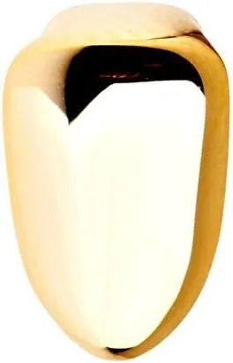 Diente de oro de talla única (enrejado 10 x 6 mm)