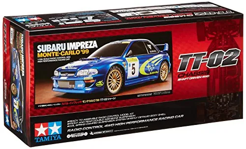 Tamiya 58632 – 1: 10 RC Subaru Impreza MC 99 TT de 02, Vehículo. El Paquete de batería y el Control Remoto no están incluidos.