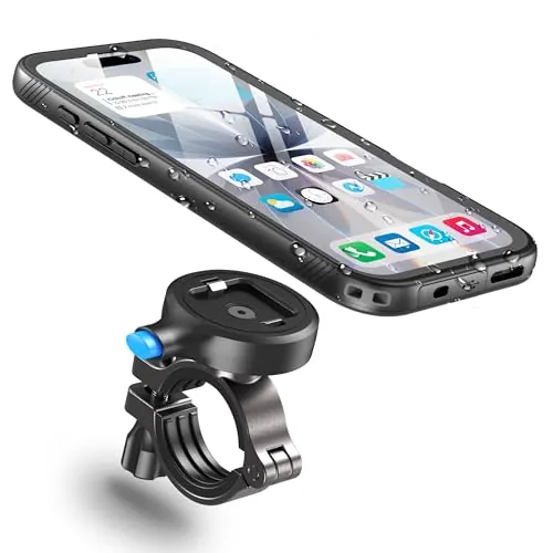 Cozycase 1s 1-Clic Impermeable Soporte Movil Bici Moto para iPhone 17