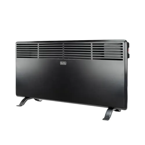 Black+Decker - Emisor Térmico 1800W, Pantalla Digital, IP24, Hasta 18m²