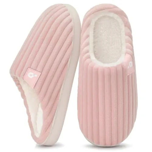 Coswind Zapatillas de Casa Mujer Hombre Invierno Memory Foam Pana Pantuflas