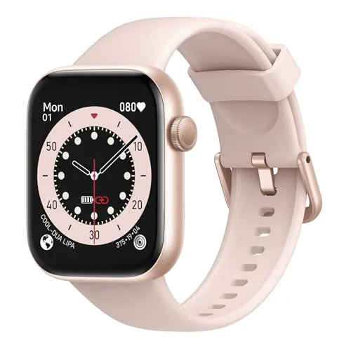 Reloj Inteligente Mujer Hombre, 1.85" Smartwatch con Llamadas Bluetooth, 140+ Modos Deportivos Smart Watch con SpO2/Pulsómetro/Monitor de Sueño/Podómetro, Impermeable IP68 Smart Watch Para Android iOS