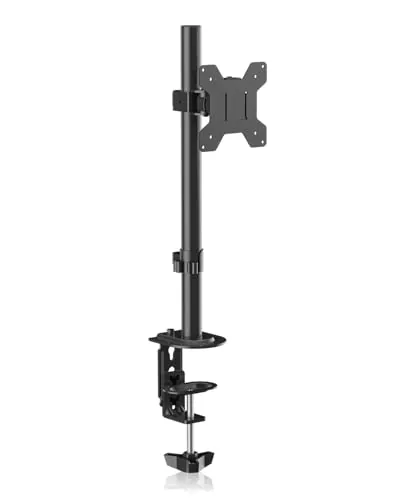 suptek Soporte de Monitor de Mesa para Pantallas de 13-27 Pulgadas: Soporte Giratorio e Inclinable, Carga Máx. 10kg, VESA 75x75/100x100mm, Acero, MD9401