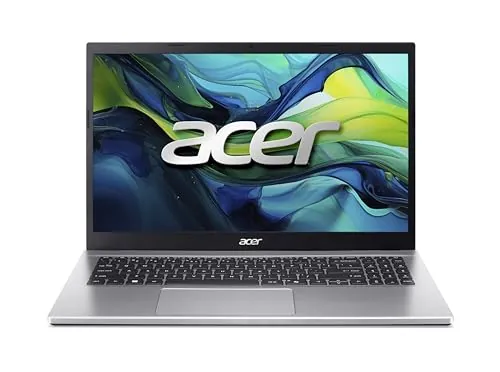 acer Aspire Go 15 AG15-42P, Ordenador Portátil 15.6" Full HD (AMD Ryzen 5 5625U, 16 GB RAM, 512 GB SSD, AMD Radeon Graphics, Windows 11 Home), Plata, Teclado QWERTY Español