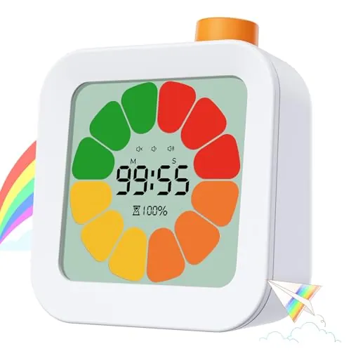 EooCoo Temporizador Niños, Pomodoro Timer de Cuenta Regresiva de 99 Minuto