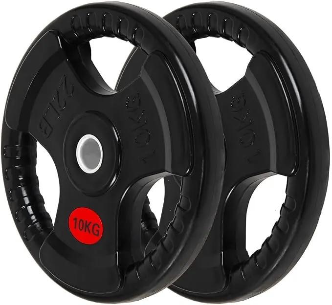 ALLinLIFE Discos Pesas, 2.5/5/7.5/10/15/20kg, Discos Mancuernas de Hierro Fundido Ø30/50mm, Antideslizante/Impermeable, Discos de Pesas Metálicas para Barras Olimpicos