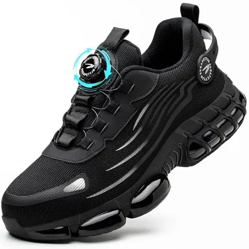 GUDECIUS Zapatos de Seguridad para Hombre Mujer Zapatillas de Seguridad