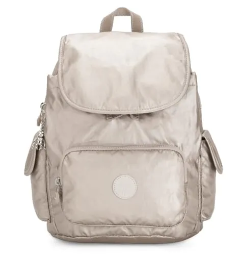 Kipling City Pack S Mochila Pequeña, Talla única, Metallic Glow