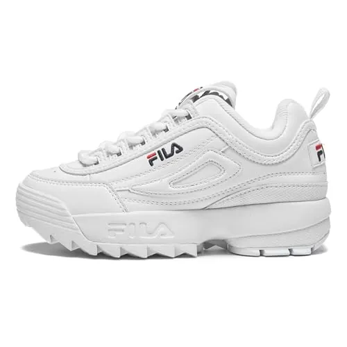 FILA Disruptor Teens, Zapatillas Unisex niños, Blanco, 37 EU