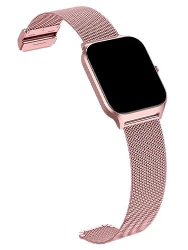 CASCHO Reloj Inteligente Mujer con SpO2/Pulsómetro/Estrés/Monitor de Sueño,120+Modos Deportes para iPhone Android,2 Correas