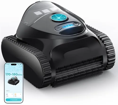 (2026 New) C1 Robot Piscina Limpiafondos y Paredes, Navegación Inteligente