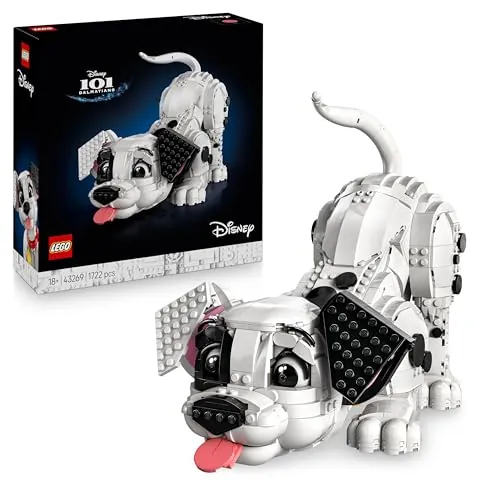 LEGO | Disney Cachorro de 101 Dálmatas - Maqueta para Construir para Adultos de Figura Articulada de Perro Interactivo - Se Transforma en 6 Perros Diferentes - Regalo para Mujeres y Hombres Fans 43269