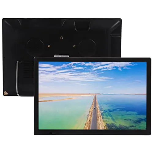 Dpofirs 15.4in Digital Portátil ATSC VHF UHF TFT HD Pantalla LED TV, Televison de Mano Mini TV para Automóvil Caravana Camping Cocina Al Aire Libre, con Salida de Entrada AV, HDMI, USB