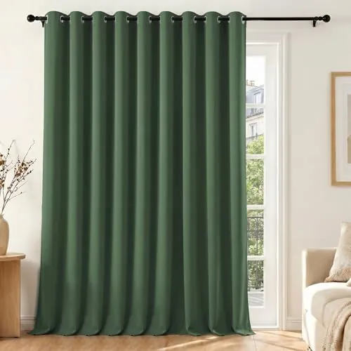 Deconovo Cortina Opaca Térmica para Dormitorio, 1 Pieza, 300x260 cm