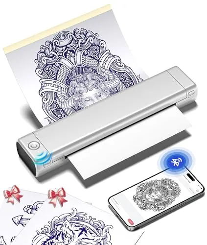Phomemo M08F Termocopiadora Tattoo Impresora Tatuajes Impresora Tattoo