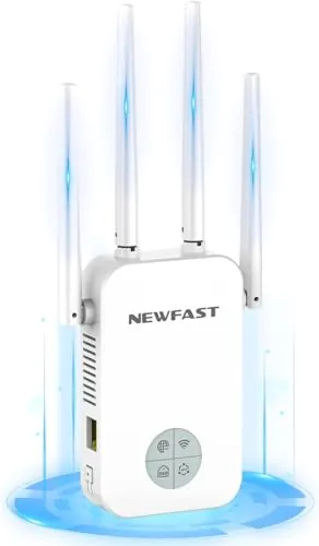 NEWFAST AC1200 Amplificador Señal WiFi, Repetidor WiFi