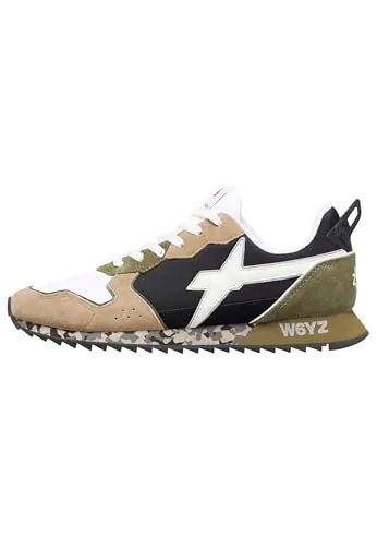 w6yz Jet-M.-Zapatilla con Suela de Camuflaje-Negro Multicolor 42
