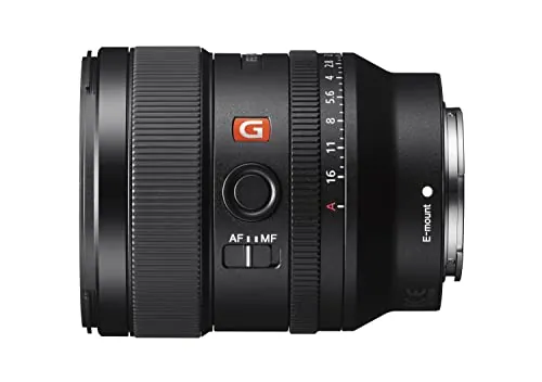 Sony SEL24F14GM – 24 mm F1.4 G objetivo gran angular para Full Frame & APS-C, luminoso premium, montura E. Ideal para paisajes y reportajes (compatible con serie A7, ZV-E10, A6400, A6700)