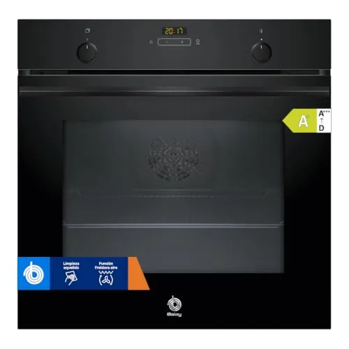 Balay – Horno, Función Freidora de aire, Aqualisis, negro, 3HB5159N4