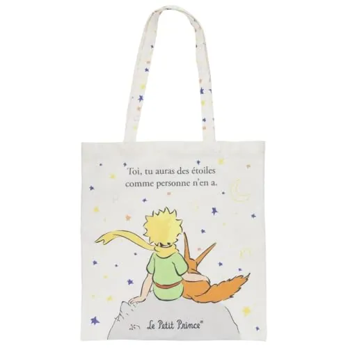 Bolsa de algodón Kiub El Principito y el Zorro (37x40cm)