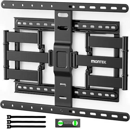 monTEK Ultra Slim Soporte TV Pared Orientable para Televisores 43"-90"