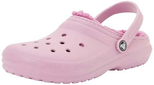 Crocs Classic Lined Clog K, Zuecos Unisex niños, Hortensia, 36/37 EU
